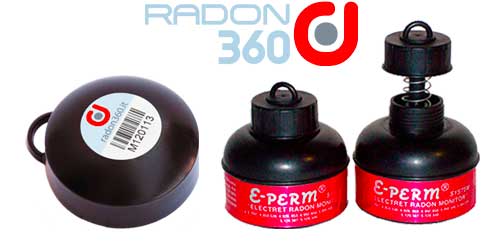 Dosimetro gas radon casa